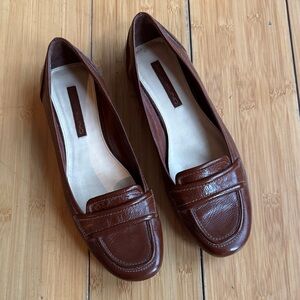 Bandolino Chestnut brown Leather Penny Loafers / loafer Ballerinas women’s 9.5